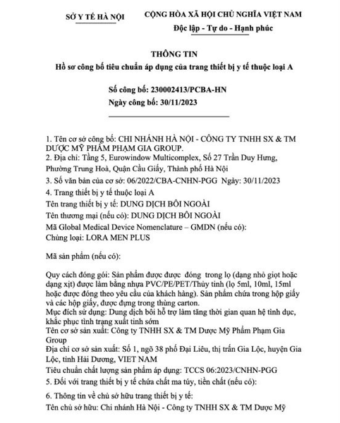 giay chung nhan lora men 2 f6ef6