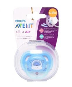 Ty ngậm thông khí Ultra Air Philips Avent cho bé từ 6-18 tháng hình gấu (vỉ đơn)