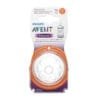 Núm ti silicone Philips Avent Natural cho trẻ từ 6 tháng tuổi (thức ăn đặc) (Vỉ 2 núm)