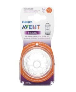 Núm ti silicone Philips Avent Natural cho trẻ từ 6 tháng tuổi (thức ăn đặc) (Vỉ 2 núm)