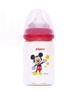 Bình Sữa DISNEY PPSU Plus 160ml cổ rộng NV Silicon siêu mềm Plus 2018