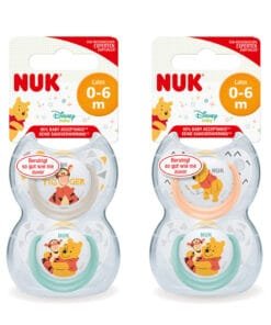 Bộ 2 ti giả NUK Cao su Disney Plus 0-6m