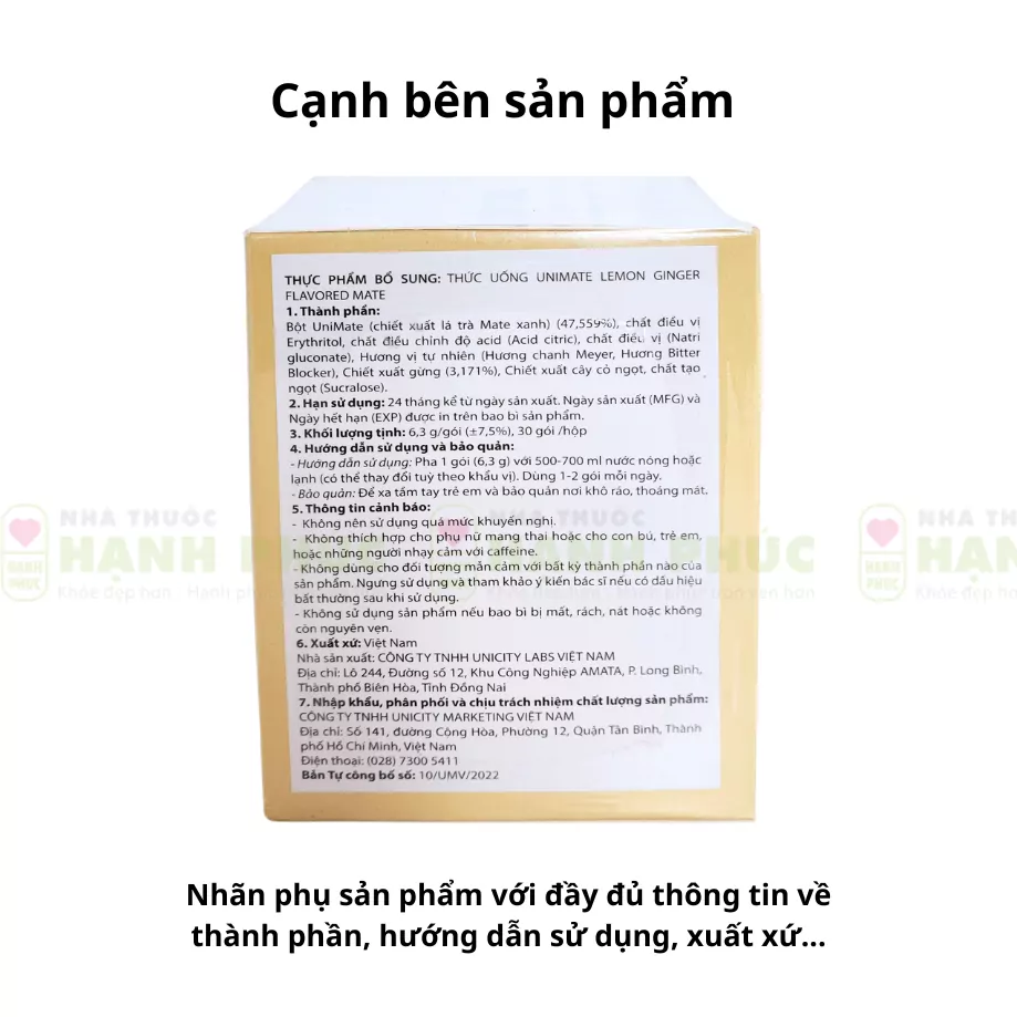 Giá bán và địa chỉ mua Unimate chanh gừng uy tín, đáng tin cậy - Hakichi 5 Phan biet Unimate 4 .png 1
