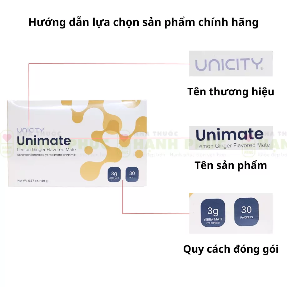 Giá bán và địa chỉ mua Unimate chanh gừng uy tín, đáng tin cậy - Hakichi 2 Phan biet Unimate.png 1