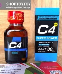 Chai Hít Kích Thích Popper C4 New Super Power 30ml Chính Hãng Mỹ USA