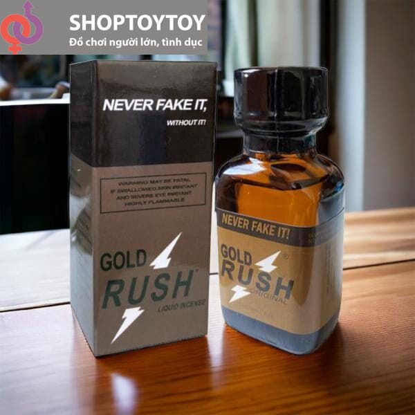 Chai Hít Popper Gold Rush Liquid Incense 30ml Kích Thích Hưng Phấn Tình Dục ở Top Bot