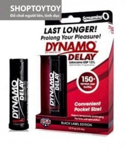 Chai xịt Dynamo Delay Black Label Edition chính hãng Mỹ thuốc kéo dài thời gian