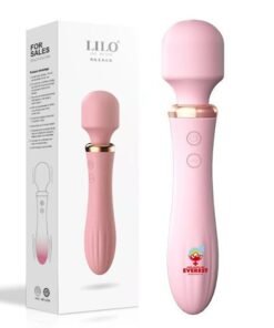 Chày rung 2 đầu LiLo không dây toả nhiệt máy massage điểm G