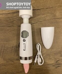 Chày Rung Kết Hợp Lưỡi Liếm Màn Hình LCD