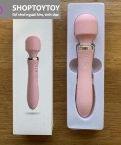 Chày Rung Tình yêu Lilo 2 đầu 10 Chế Độ Rung _ Kết Hợp Toả Nhiệt Massage Điểm G Cao Cấp