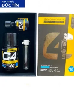 Combo popper C4 vàng 50ml chính hãng - Chai 40ml + 20ml