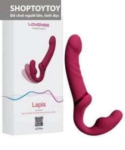 Dương vật giả 2 đầu Lovense Lapis dành cho les điều khiển qua app