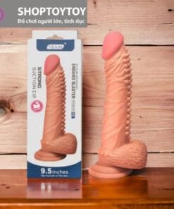 Dương Vật Giả Hít Tường Có Bìu -Kết Hợp Gai nhỏ Tạo Ra Cảm Giác Cực Sướng Khi Dùng - sextoy cho nữ