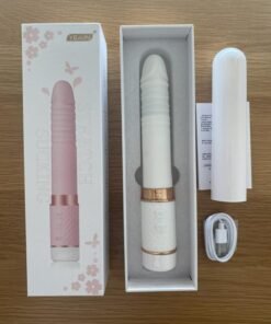 Dương vật Giả Rung Thụt kết Hợp 1 Đầu Bú Mút Hột le Cao Cấp Kích Thích Nữ
