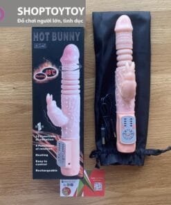 Dương Vật Giả Rung Thụt Toả Nhiệt - Kết Hợp Rung Nhánh Cao Cấp