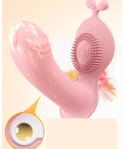 Dương vật giả tai thỏ gắn quần chip rung Lilo We Love 2 đầu massage