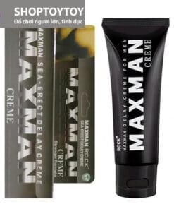 Gel bôi trơn tăng kích thước, hỗ trợ kéo dài thời gian Maxman Xám - Chai 60g