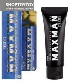 Gel bôi trơn tăng kích thước, hỗ trợ kéo dài thời gian Maxman Xanh - Chai 60ml