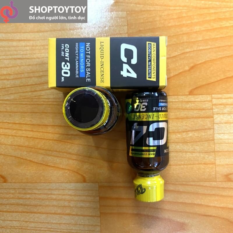 Popper C4 Vàng 30ml Chính Hãng Mỹ - Tăng Khoái Cảm Đỉnh Cao Cho Cả Top&Bot 3 Popper C4 Vàng 30ml Chính Hãng Mỹ - Tăng Khoái Cảm Đỉnh Cao Cho Cả Top&Bot - Ảnh 3