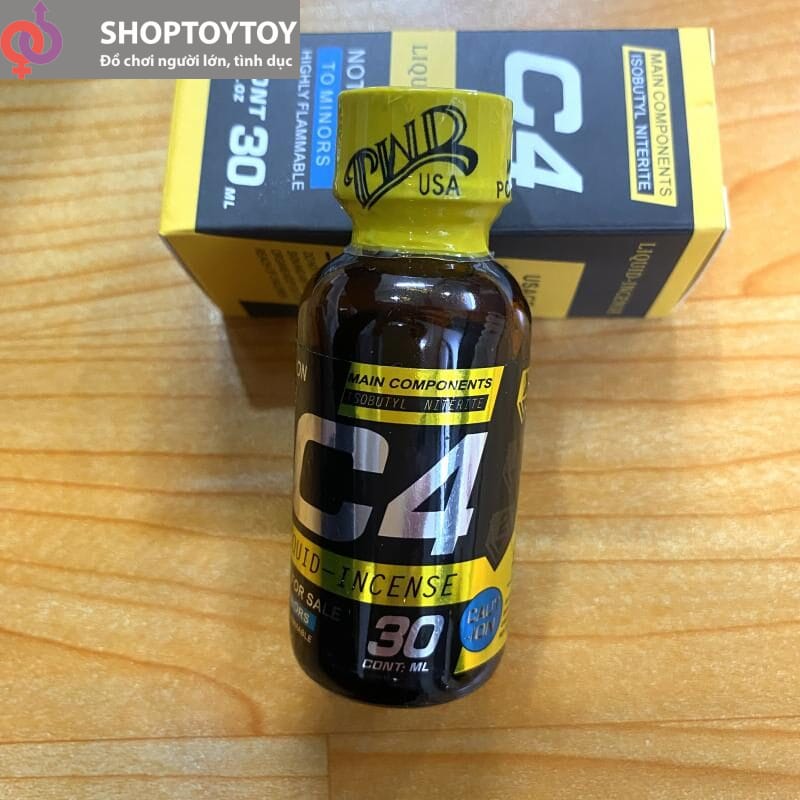 Popper C4 Vàng 30ml Chính Hãng Mỹ - Tăng Khoái Cảm Đỉnh Cao Cho Cả Top&Bot 5 Popper C4 Vàng 30ml Chính Hãng Mỹ - Tăng Khoái Cảm Đỉnh Cao Cho Cả Top&Bot - Ảnh 5