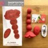 Sextoy Hạt Hậu Môn Xoay Vòng Hoa Hồng Rung Ngoái 10 Tần Số Cực Mạnh - Dồ Chơi Hậu Môn