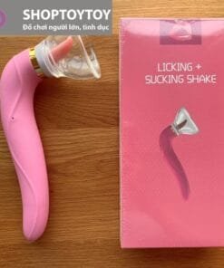 Sextoy máy Rung Liếm Hút âm Vật - Núm Vú Kích THích - Kết Hợp Đầu Rung Kích Thích âm Đạo Cho Nữ Tự Sướng