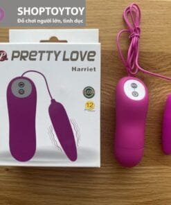Sextoy Trứng Rung 1 Đầu 12 Chế Độ Rung Điều Khiển Có giây Dùng Pin - Cho Nữ Tự Sướng