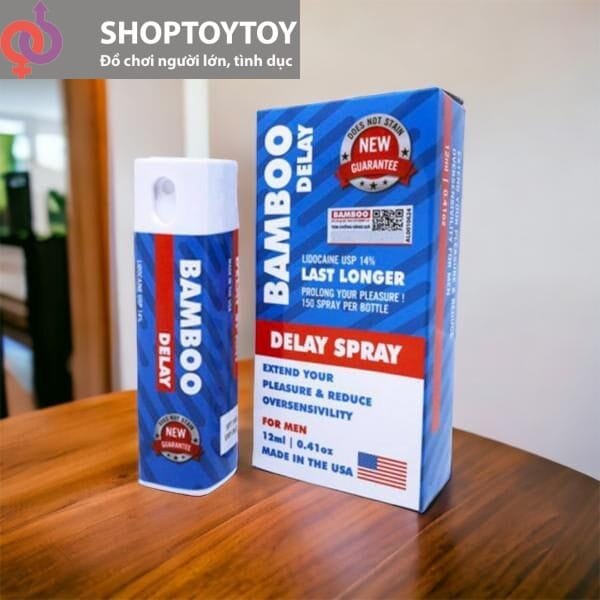 Thuốc Xịt Kéo Dài Thời Gian Quan Hệ Cho Nam Bamboo Delay Của Mỹ