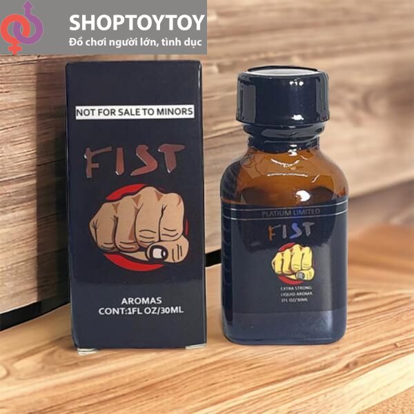 Tinh Dầu Popper Fist Đen Aromas Chai 30ml Chính Hãng Mỹ USA Kích Thích Hương Phấn ở Top Bot