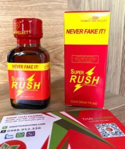 Tinh Dầu Popper Super Rush Red 30ml Đỏ – Chính Hãng USA, Kích Thích Mạnh, Tăng Hưng Phấn