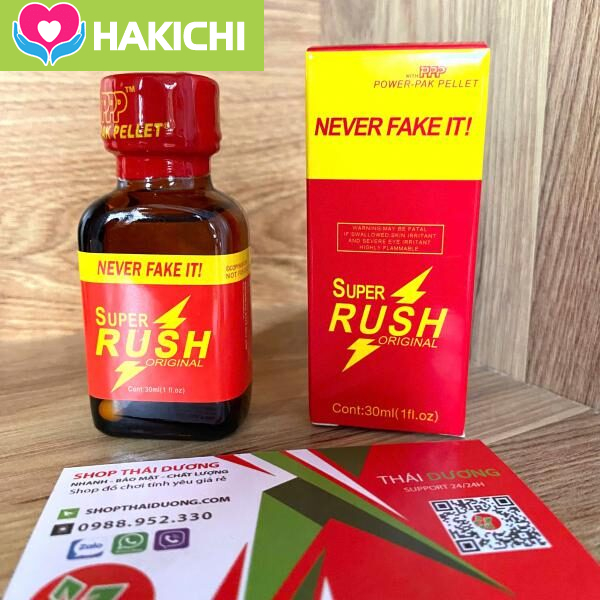 Tinh Dầu Popper Super Rush Red 30ml Đỏ – Chính Hãng USA, Kích Thích Mạnh, Tăng Hưng Phấn 2 Tinh Dầu Popper Super Rush Red 30ml Đỏ – Chính Hãng USA, Kích Thích Mạnh, Tăng Hưng Phấn - Ảnh 2