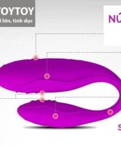 Trứng rung tình yêu 2 đầu Pretty Love Indulgence massage điểm G không dây 13 trung prettylove inlude