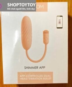 Trứng Rung Kép 2 Dầu Svacom Shimmer App Điều Khiển Từ Xa Bằng Ứng Dụng Điện Thoại