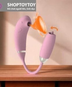 Trứng Rung Da Năng Rung Bú Mút Hột le - kết Hợp massage Điểm G Giup Giải Toả Căng Thẳng