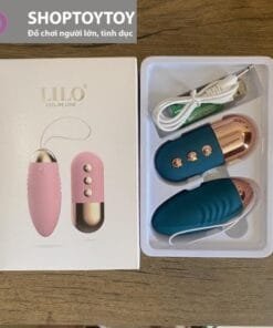 Trứng Rung Không Giây Sạc Điện Toả Nhiệt Sưởi Ấm LiLo 10 Chế Độ