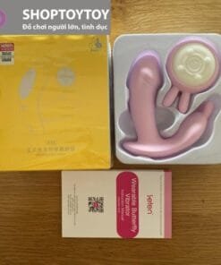 Trứng Rung Không Giây Tai Thỏ Điều Khiển Từ xa - kết hợp tạo Nhiệt sạc Điện -Leten