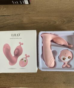 Trứng Rung Lilo Tai Thỏ Hình Dương vật Nhiều Chế Độ - Kết Hợp Điều khiển Từ Xa