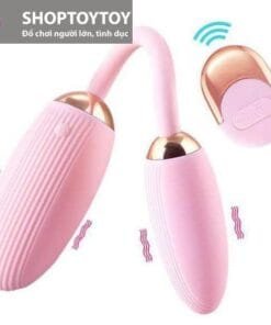 Trứng Rung Tình Yêu Ankni 2 Đầu Có Điều Khiển Remote Từ Xa