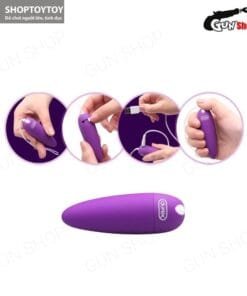 Trứng rung tình yêu Durex S-Viber Bullet 15 11 trung rung tinh yeu durex s viber bullet 15 3