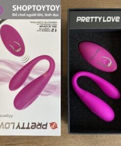 Trứng Rung Tình Yêu Pretty Love Rung 12 Chế Độ _ Kết Hợp Điều Khiển Không Dây Cao cấp
