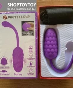 Trứng Rung Kích Thích Điểm G pretty Love Cho Nữ Tự Sướng 12 Chế Độ Rung