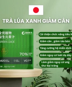 Trà Giảm Cân Lúa Xanh Nhật Bản Dr.Sumi - Thải độc giảm cân - Điều hòa giấc ngủ - hộp 10 gói