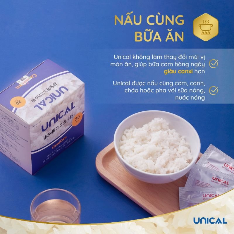 Review Canxi cơm Nhật Bản Unical chi tiết nhất - Hakichi 4 Huong dan su dung canxi com unical