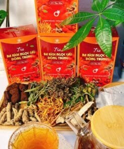 Trà ba kích ngọc cẩu đông trùng