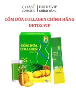 Cốm Dứa Collagen Detox Vip, Detox dứa bổ sung collagen, làm đẹp da, đẹp dáng, chống lão hoá da 12 comdua1