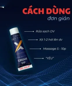 Kem Vip Nhật Chính Hãng - X Cream Vip Japan 20g Kéo Dài Thời Gian Hiệu Quả Cho Nam Giới, X Cream Vip Japan 6 kem cream vip nhat ban keo dai thoi gian 1 1