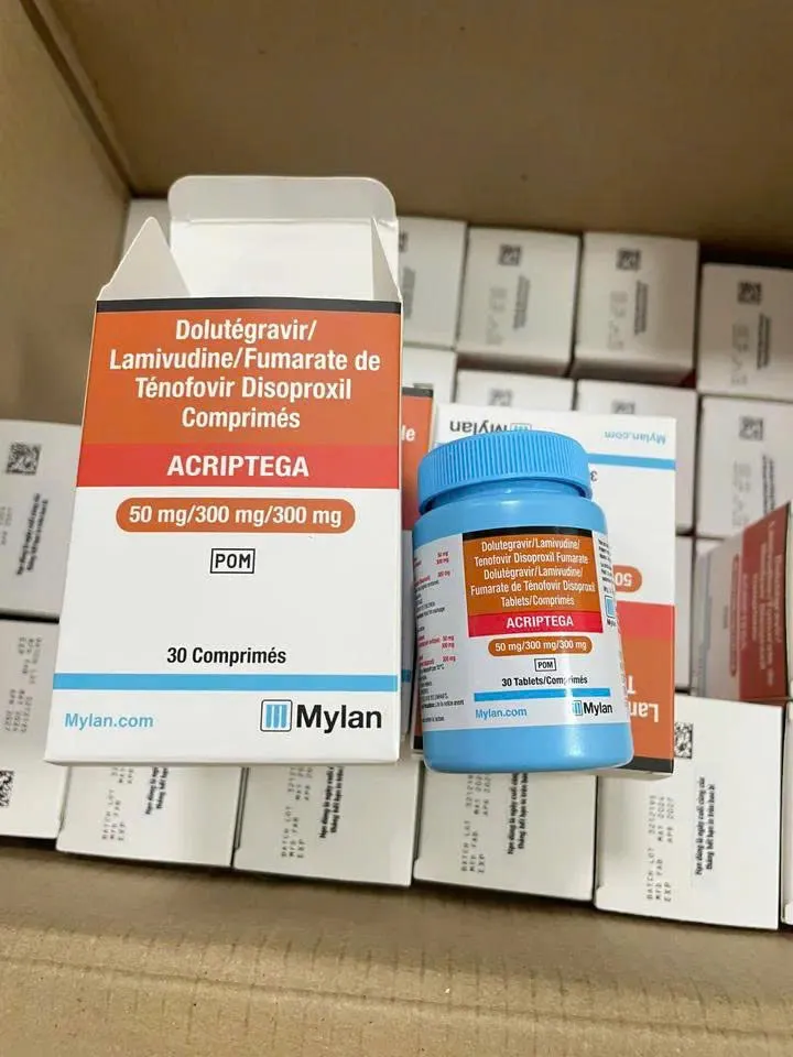 Viên Uống PEP72h-ARV ACRIPTEGA ngừa HIV sau QHTD và là ARV ức chế virut HIV 1 lọ 30 viên