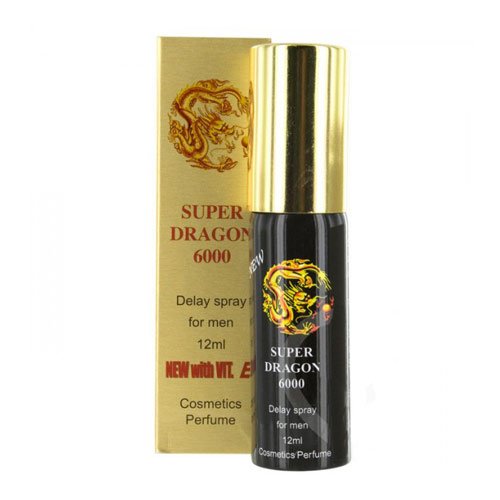 Thuốc xịt Super Dragon 6000 Spray – 12ml, chống xuất tinh sớm, kéo dài thời gian quan hệ cho nam giới