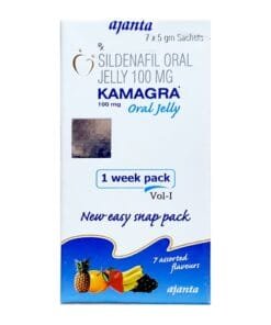Thuốc cường dương Kamagra Oral Jelly 100mg Vol 1, Hộp 7 gói