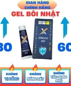 Kem Vip Nhật X-Cream hỗ trợ tăng cường sinh lý phái mạnh